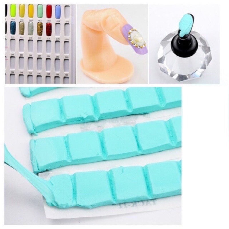 Multi-purpose nail glue, nail clay for drawing practice