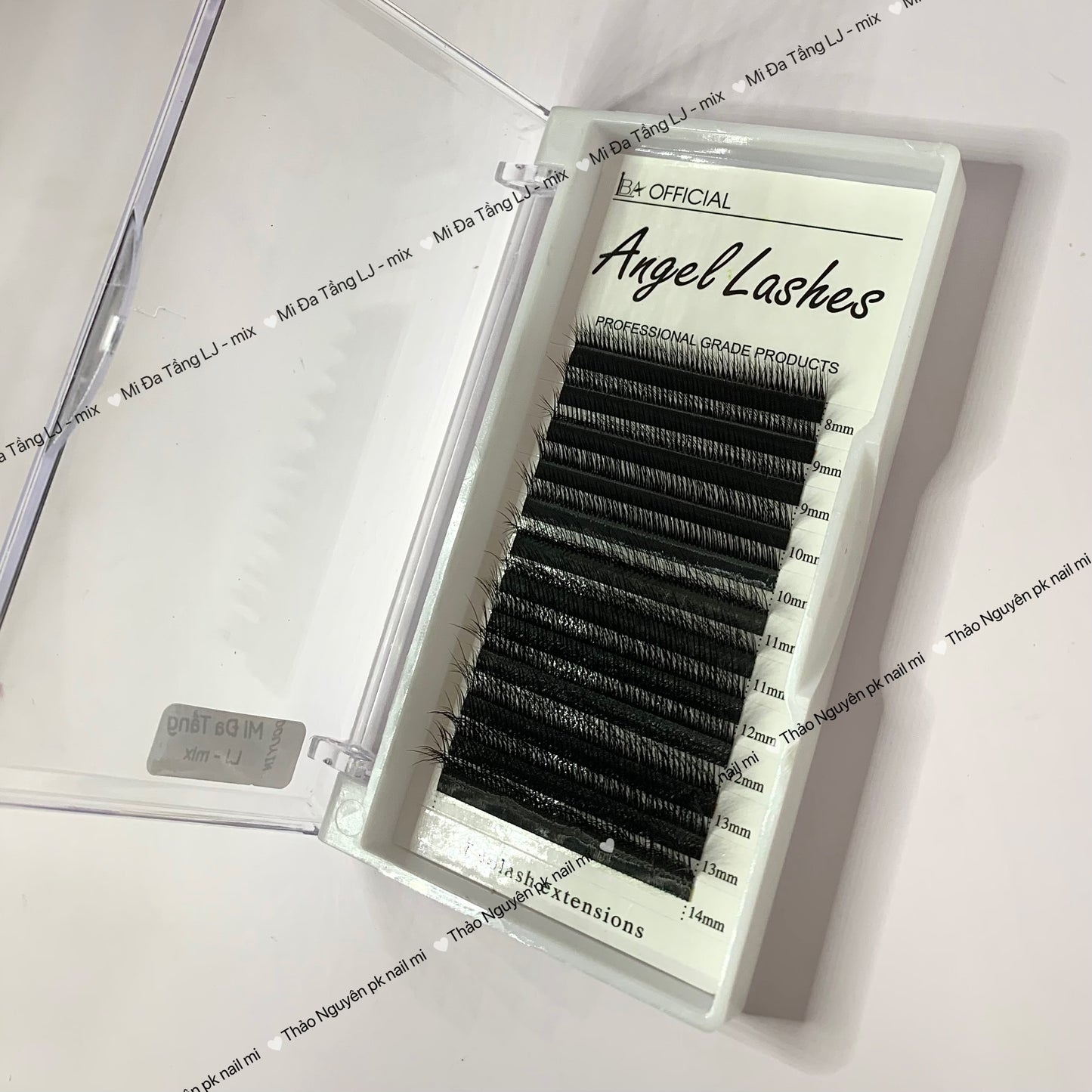 false eyelash extensions multi-layer eyelash extensions mix size 8-14