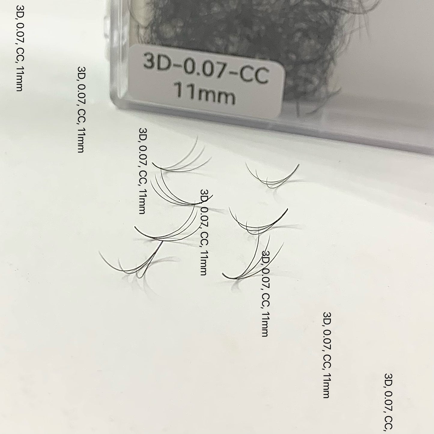 high quality ready-made 3D fan eyelashes 1000fans