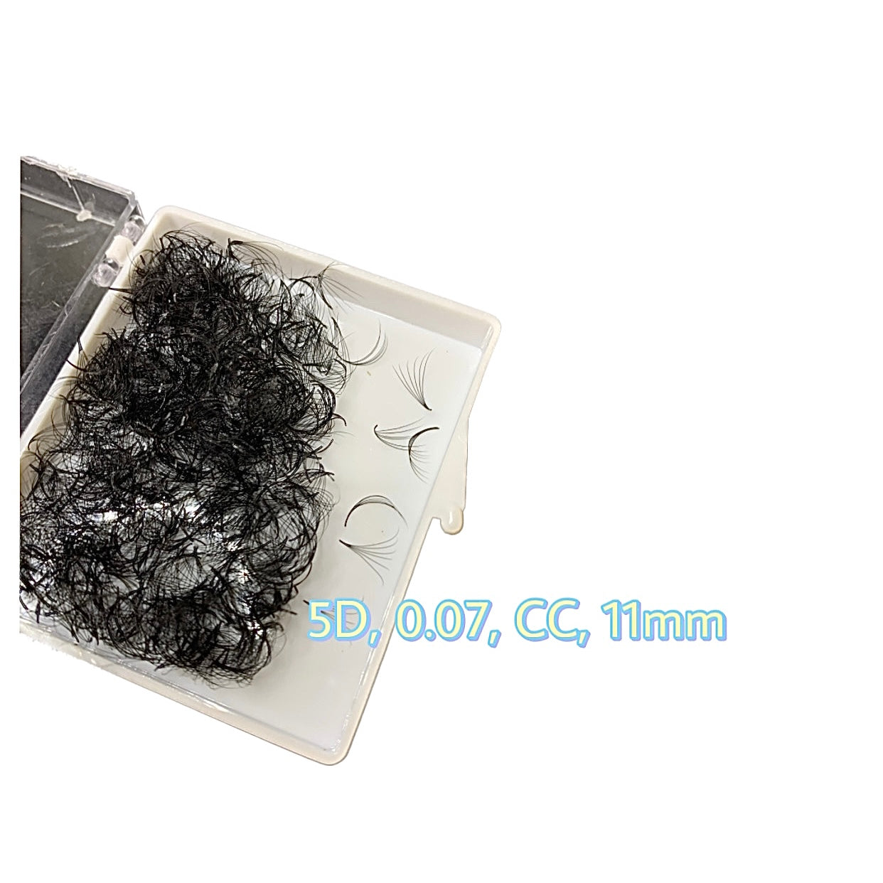 ready-made fan eyelashes box of 1000fans/ box