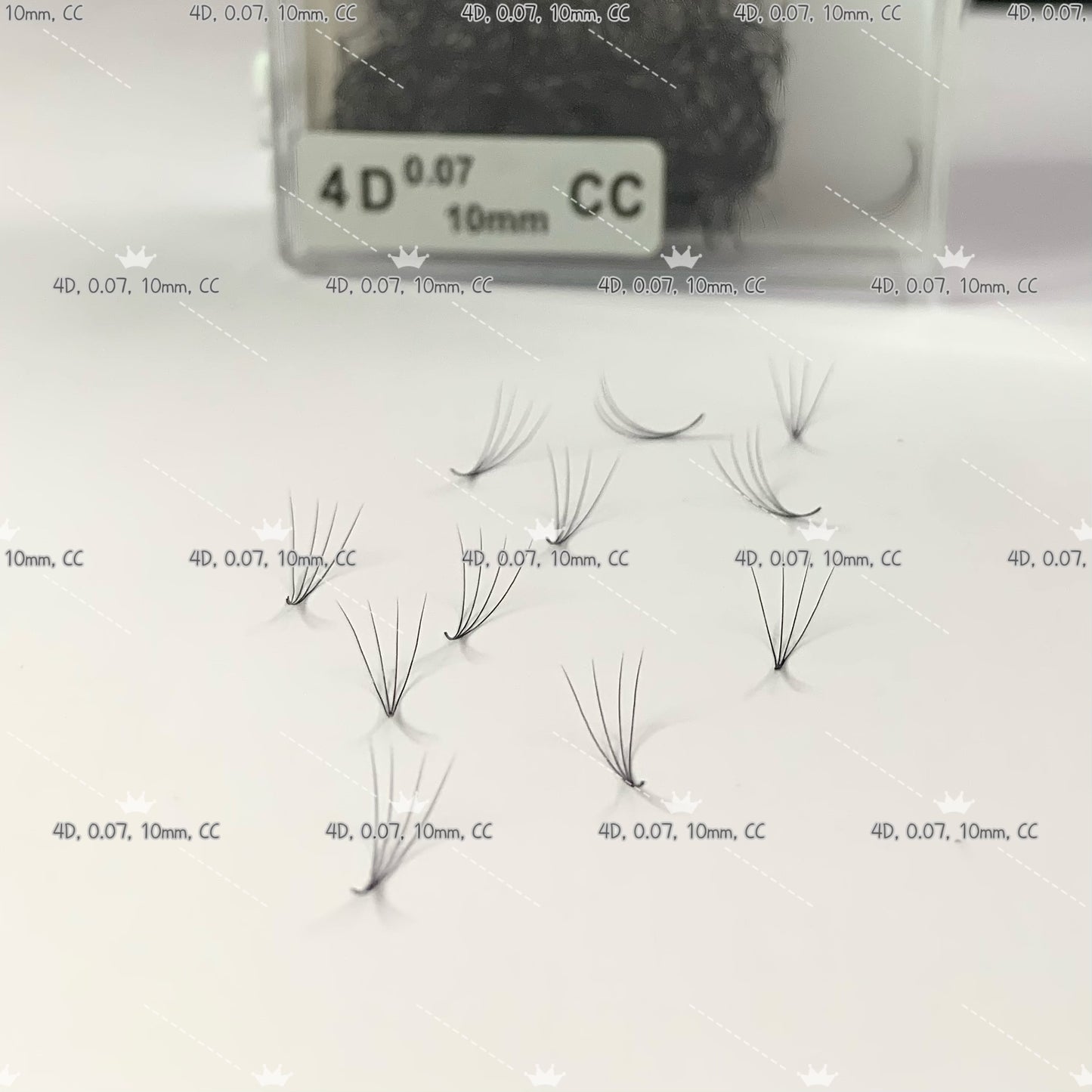 4D ready-made fan eyelashes 1000fans