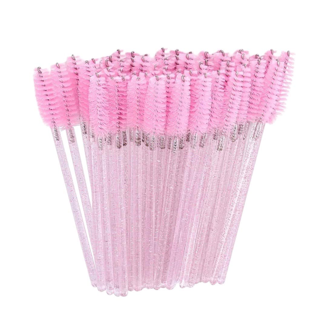 Silk brush for eyelash combing