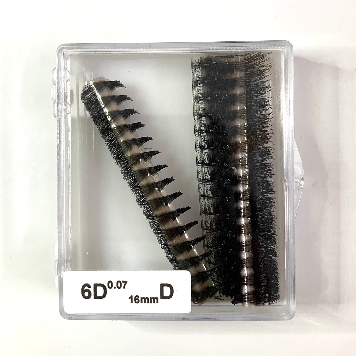 ready-made fan eyelashes black base 6D 1000fans