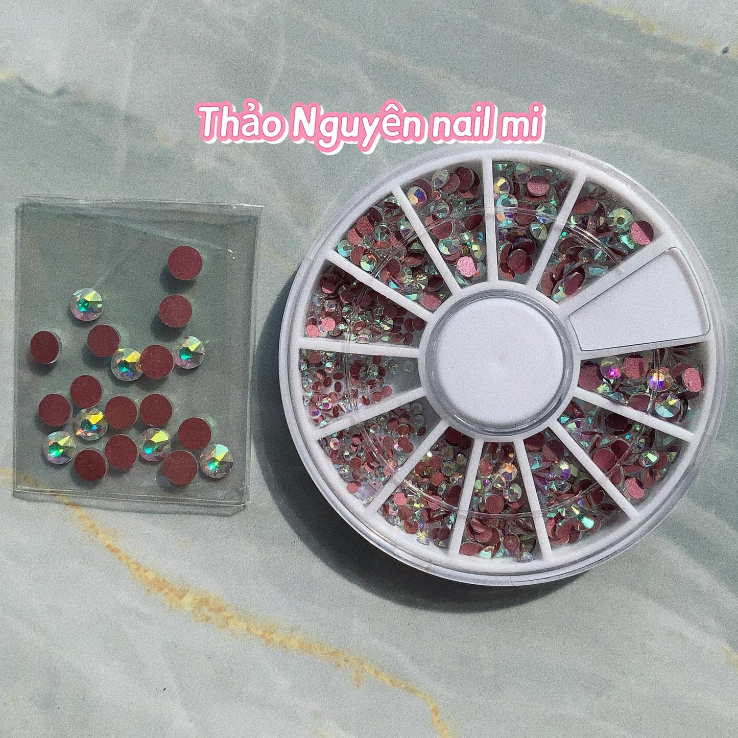 Round tray stone mix size