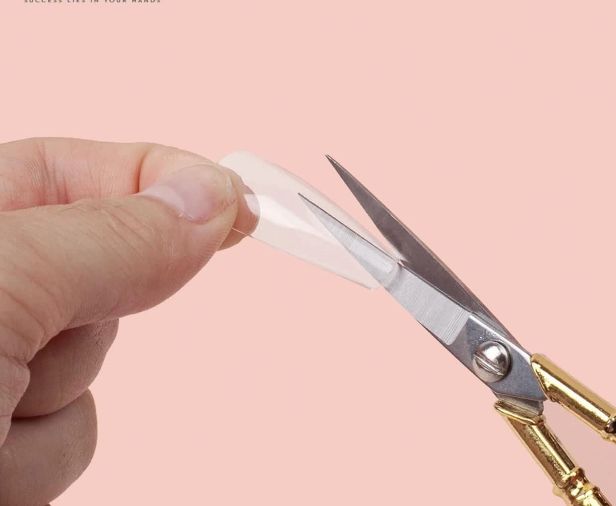 Nail cutter for fake nails of good quality, specialized in classic patterns for nail technicians.