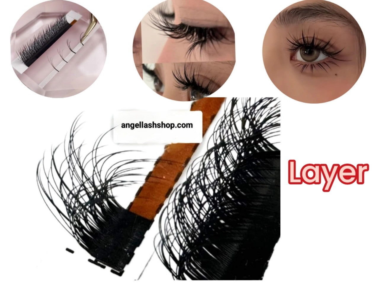 eyelash extensions layer lash wet lash mink lash wispy lash